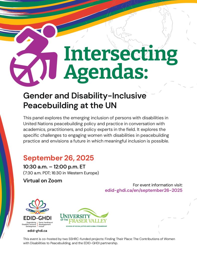 Intersecting Agendas: Gender and Disability-Inclusive Peacebuilding at the UN