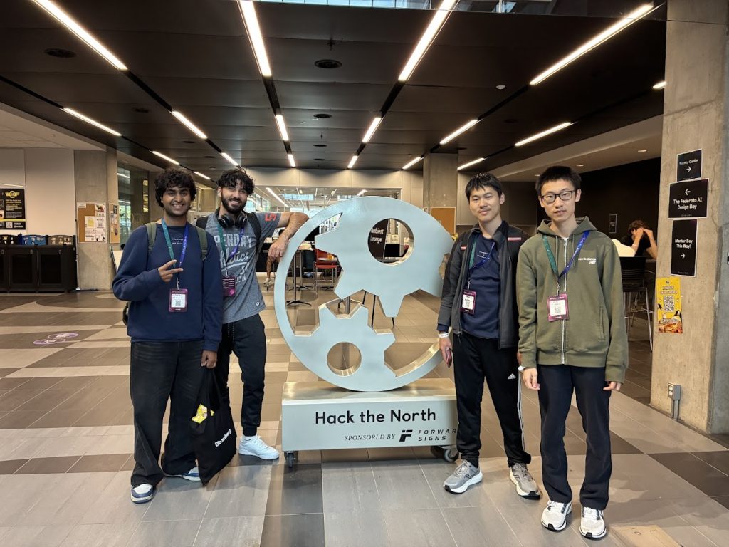 Research Assistant Arnav Mehta participates in ‘Hack The North’
